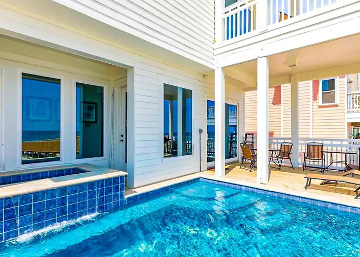 Beautiful Gulf-front House With Private Pool Lovely Deck & Ac * Gulf Shores